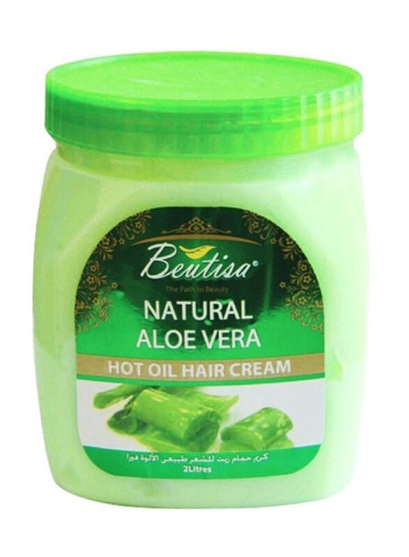 

Beutisa Beutisa Hot Oil Hair Treatment Mask Cream Aloe Vera for All Hair Types, 2 Liters
