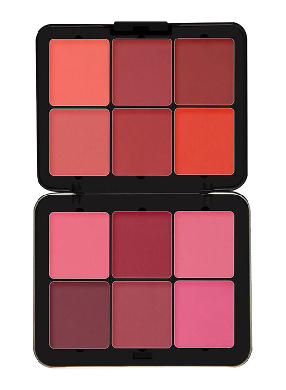 

Future Makeup 12-Colour Blush Powder Palette, Multicolour