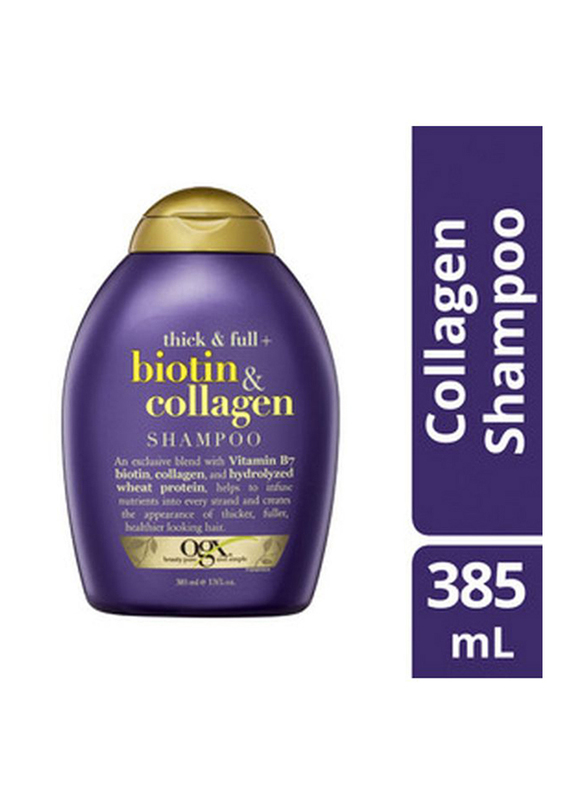 Ogx Thick & Full Biotin & Collagen Shampoo for Damaged Hair, 385ml