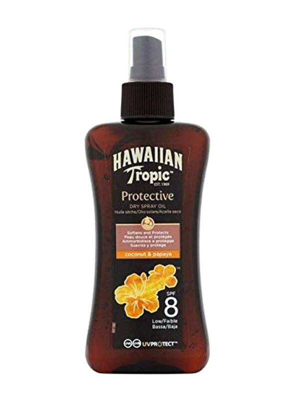 

Hawaiian Tropic Protective Dry Spray Oil, 200ml