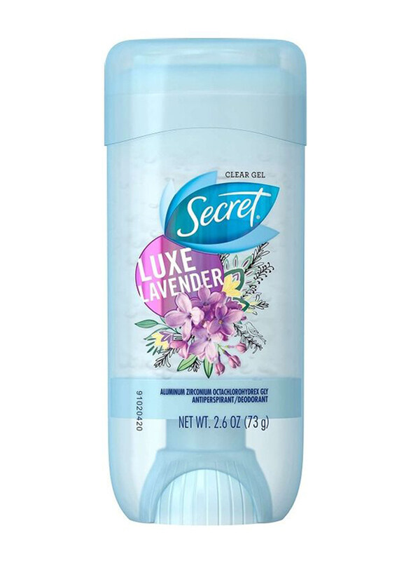 

Secret Luxe Lavender Clear Gel Anti-Perspirant and Deodorant, 73g