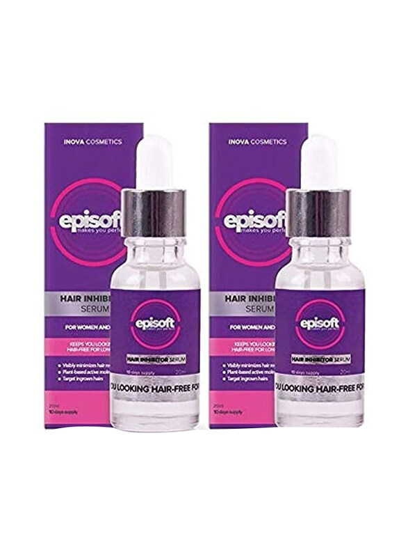 

Episoft Hair Removal Inhibitor Serum, 30ml, 2 Piece