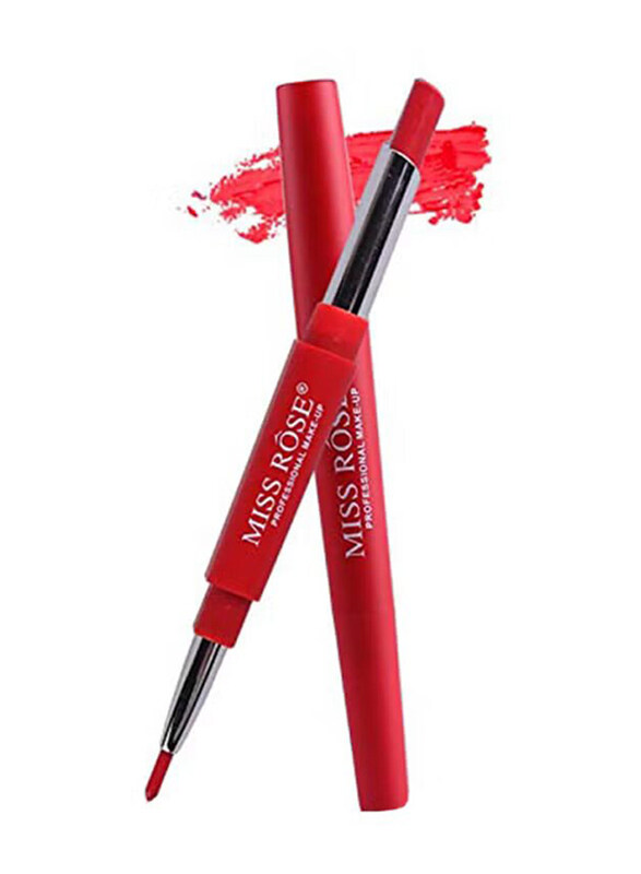 

Miss Rose 2-In-1 Velvet Matte Lipstick, Red