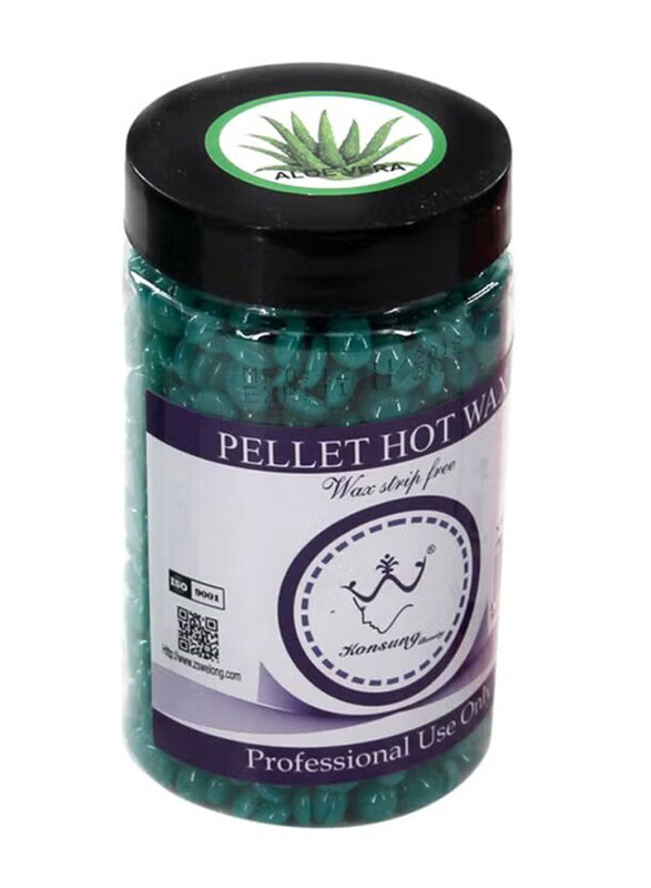 

Konsung Beauty Aloe Vera Flavoured Depilatory Wax Bean, Green, 200gm