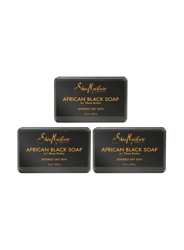 

Shea Moisture African Black Soap Bar Set, 3 Piece