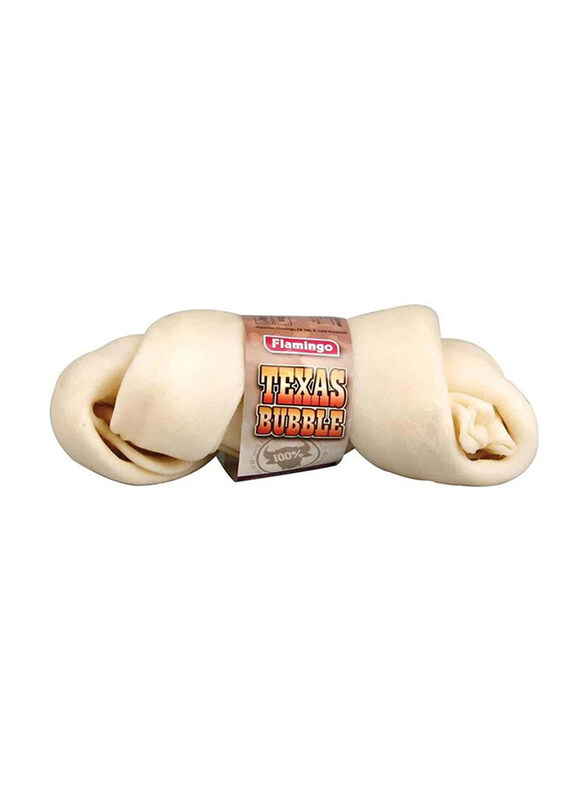 

Flamingo Texas Bubble Rawhide Bone Treats Dog Dry Food, 10-12cm