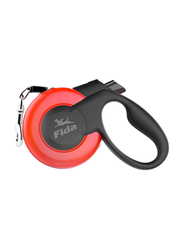 Fida Mars Series Heavy Duty Retractable Dog Leash, Extra Small, Red