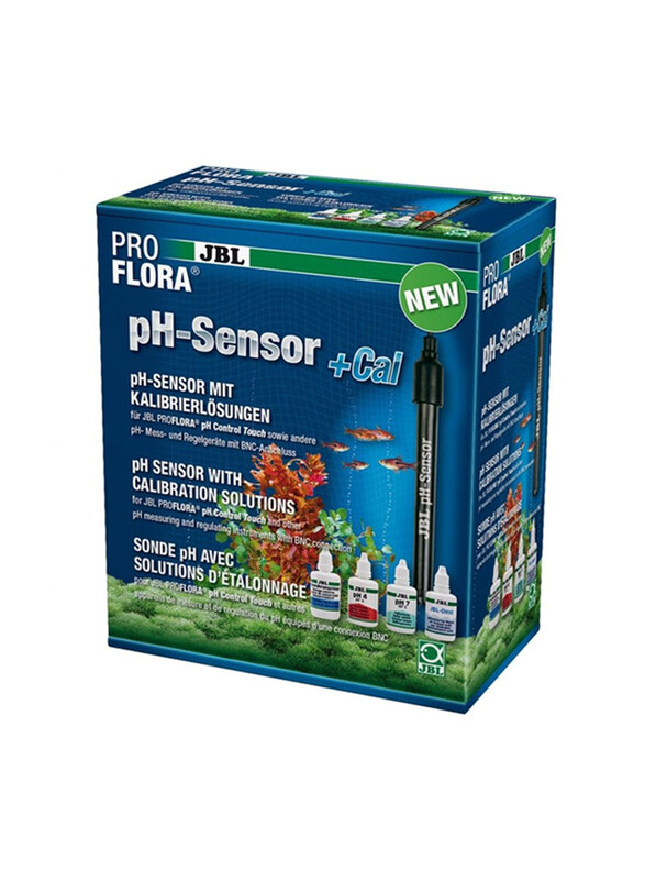 

JBL ProFlora pH-Sensor +Cal Liquids with Calibration Solutions, Multicolour