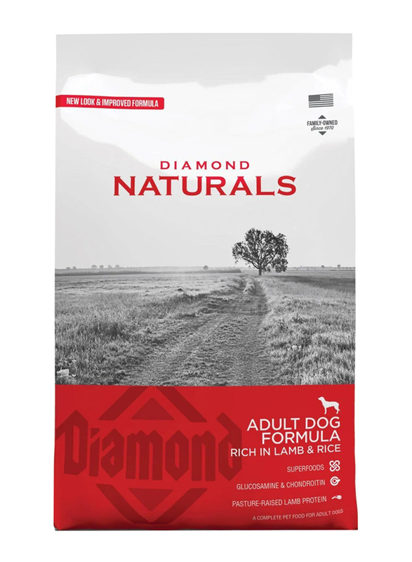 Diamond Naturals Lamb Meal & Rice Adult Dog Dry Food, 2 Kg