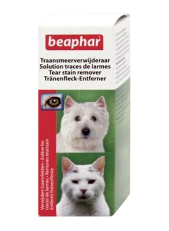 

Beaphar Tear Stain Remover for Dog & Cat, 50ml, Multicolour