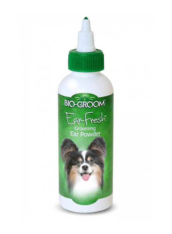 Bio-groom Ear-Fresh Grooming Powder, 85g, Green/White