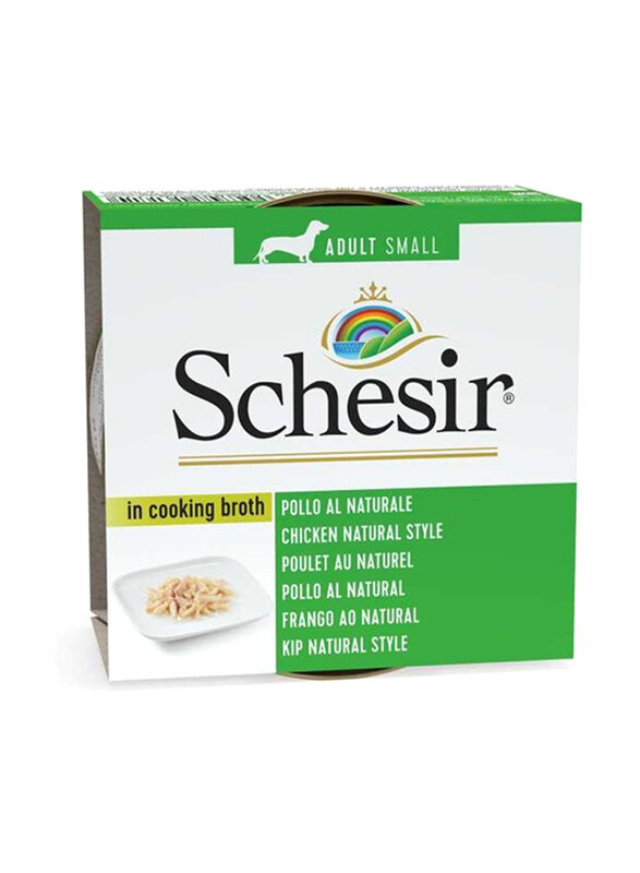 

Schesir Natural Style Can Chicken Wet Dog Food, 6 x 85g