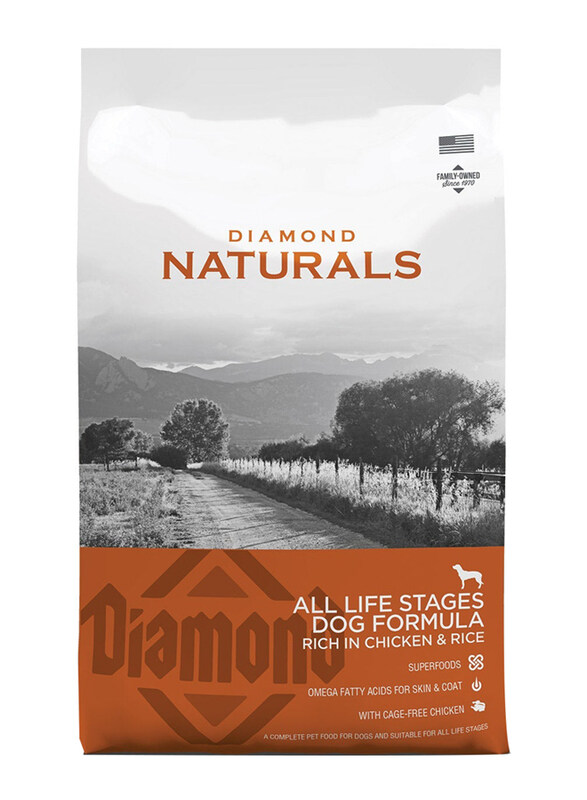 

Diamond Naturals All Life Stages Chicken & Rice Formula Dog Dry Food, 15Kg