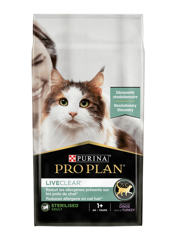 

Purina Pro Plan Liveclear Sterilised Adult Turkey Dry Cat Food, 1.4 Kg