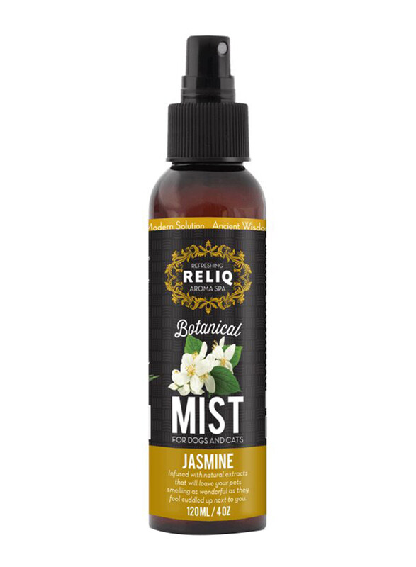 

Reliq Jasmine Perfume/Mist for Dog & Cat, 120ml, Yellow