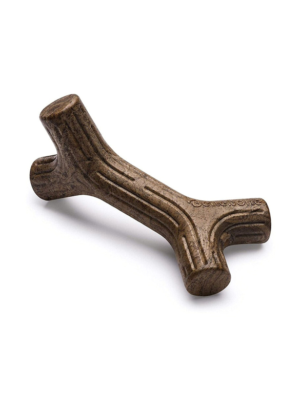 Benebone Maplestick Chew Dog Toy, Medium, Brown