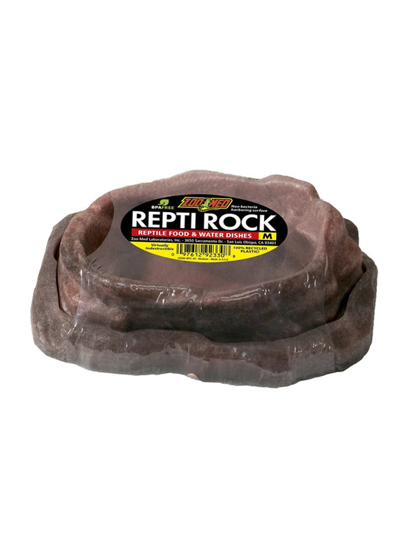 

Zoomed Combo Repti Rock Dish, Medium, Brown