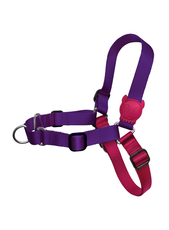 Zee.Dog Soft-Walk Harness of Dog, Large, Purple/Pink