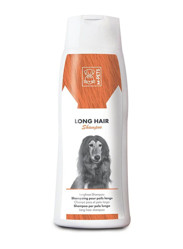 

M-Pets Long Hair Shampoo, 250ml, White/Orange