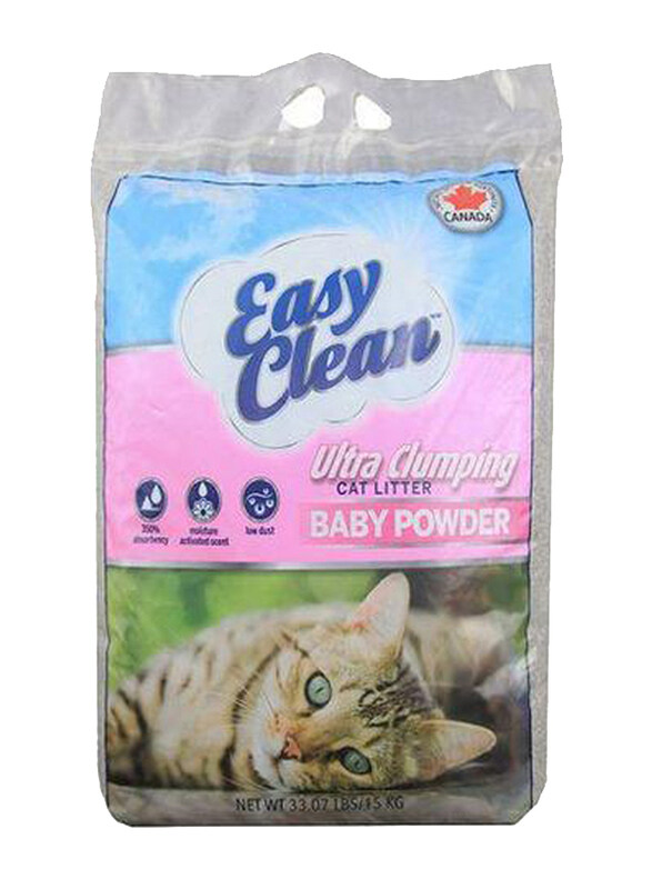 

Easy Clean Ultra Clumping Baby Powder Cat Litter, 15 Kg