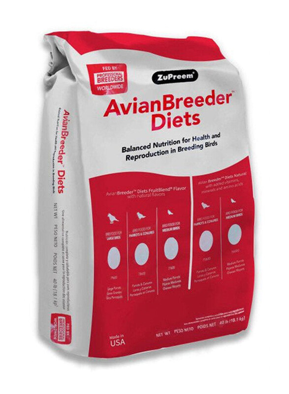 

Zupreem Avianbreeder Natural Cockatiels Dry Bird Food, 18.14 Kg