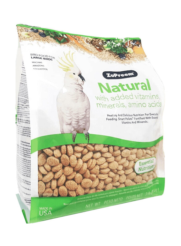 

Zupreem Natural Avian Diet Large Parrots Dry Bird Food, 1.36 Kg