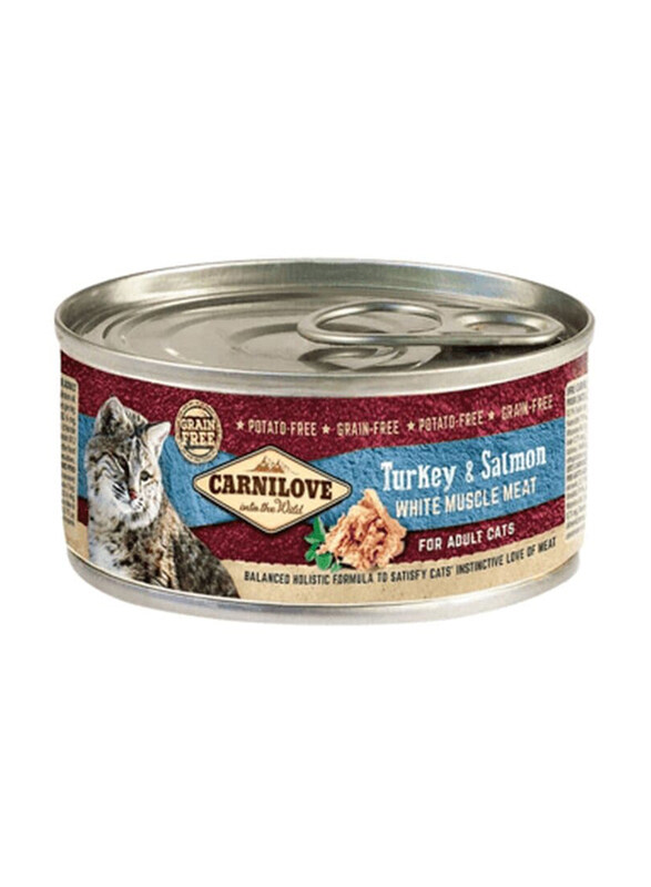 

Carnilove Chicken Duck & Pheasant Adult Cat Can Wet Food, 6 x 100g