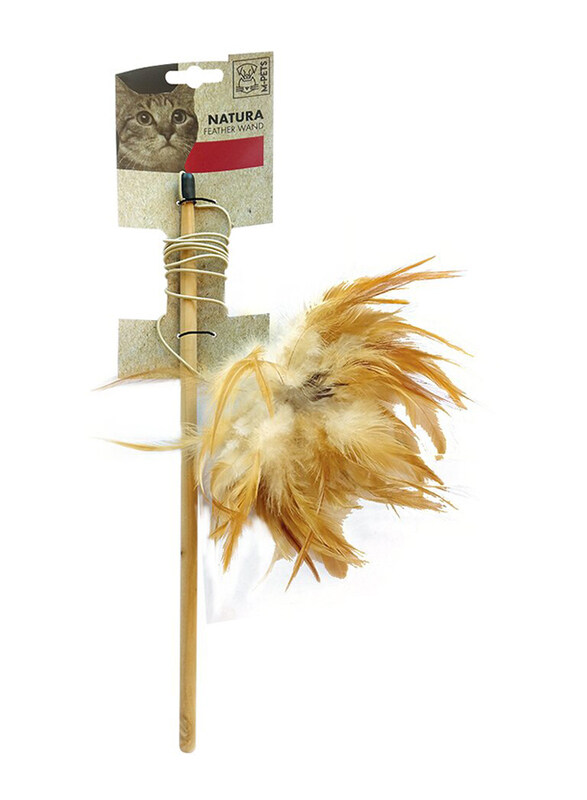 

M-Pets Natura Feather Cat Wand, Multicolour