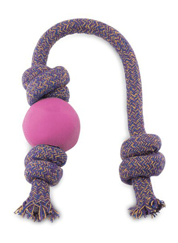 

Beco Natural Rubber Ball On Rope for Dogs, S, Pink