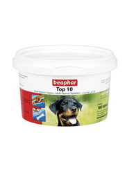 Beaphar Top 10 Dog Multi-Vitamins, 180 Tablets, White