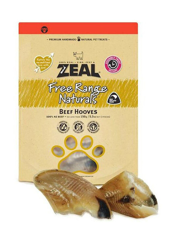 

Zeal Beef Hooves Dog Treat, 150g