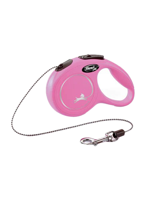 Flexi New Classic Cord Cat Leash, Extra Small, 3m, Pink