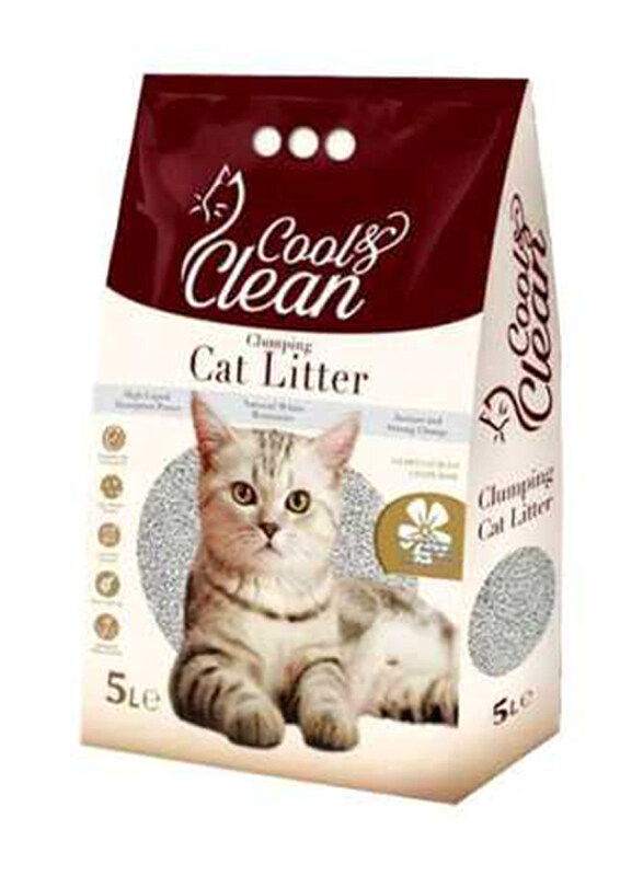 

Patimax Cool & Clean Clumping Lavender Cat Litter, 10 Liters, White