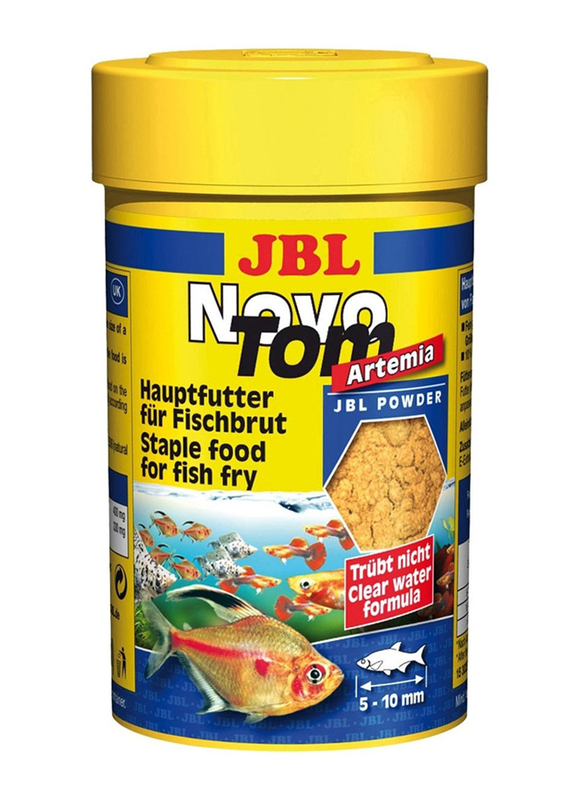 JBL Novo Tom Artemia Main Food for Fry of Live-bearing Aquarium Fish, 5-10mm