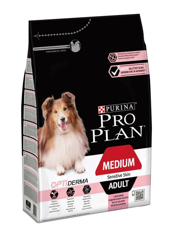 Purina Pro Plan Salmon Medium Adult Sensitive Skin Dog Dry Food, 14 Kg