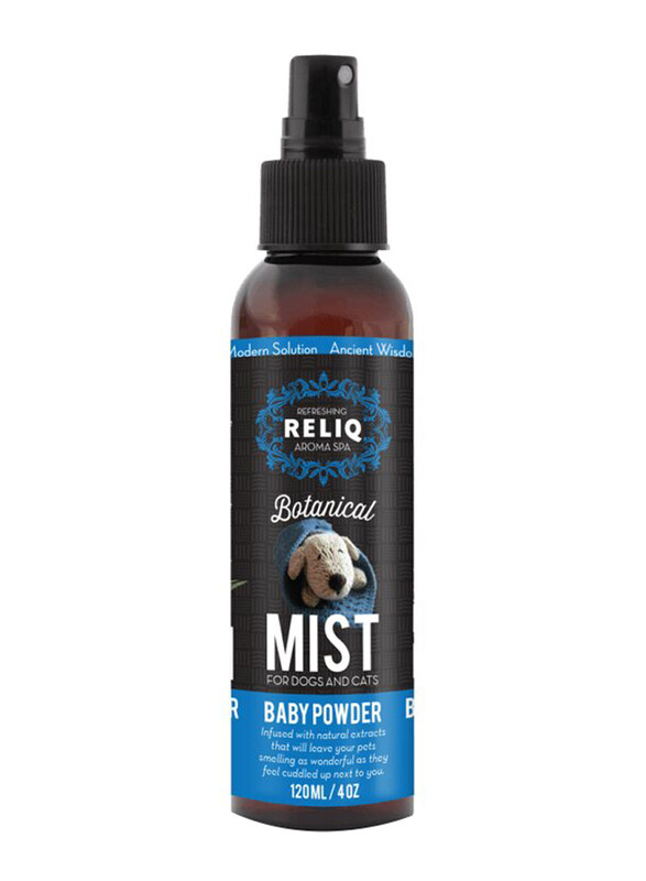 

Reliq Baby Powder Perfume/Mist for Dog & Cat, 120ml, Blue