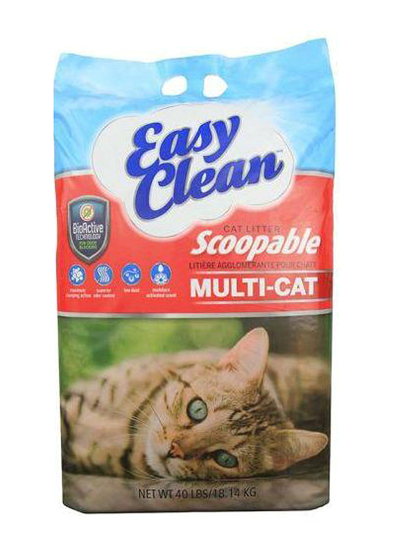 Easy Clean Multi-Cat Litter, 18.14 Kg