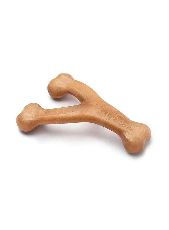 

Benebone Wishbone Dog Chew Toy, Chicken, Large, Beige