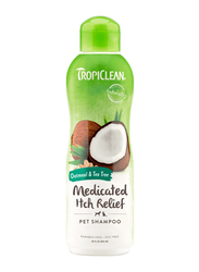 Tropiclean Oatmeal & Tea Tree Medicated Itch Relief Shampoo for Pets, 12oz