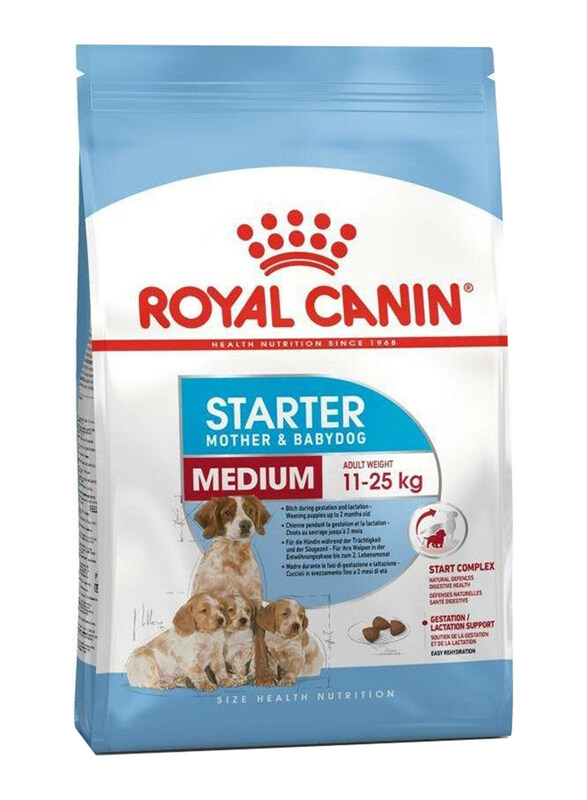 

Royal Canin Size Health Nutrition Medium Starter Dry Food for Dogs, 4Kg