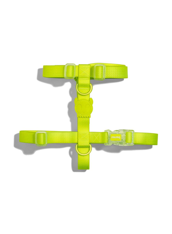 Zee.Dog Neopro H-Harness, Medium, Lime