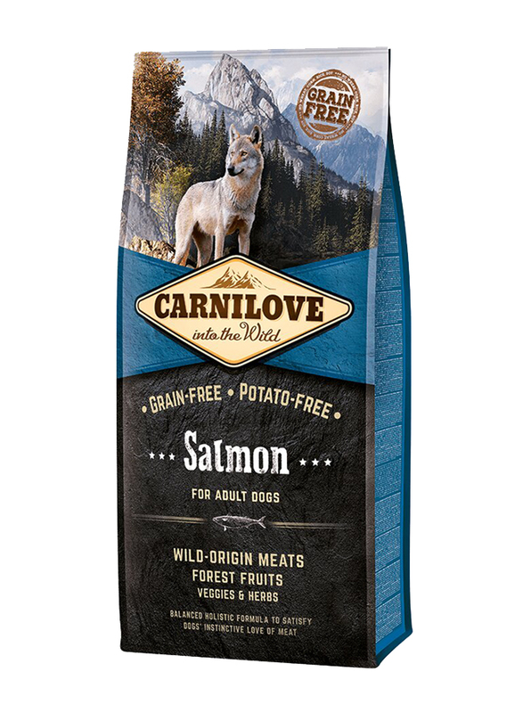 Carnilove Salmon Adult Dry Dog Food, 12Kg