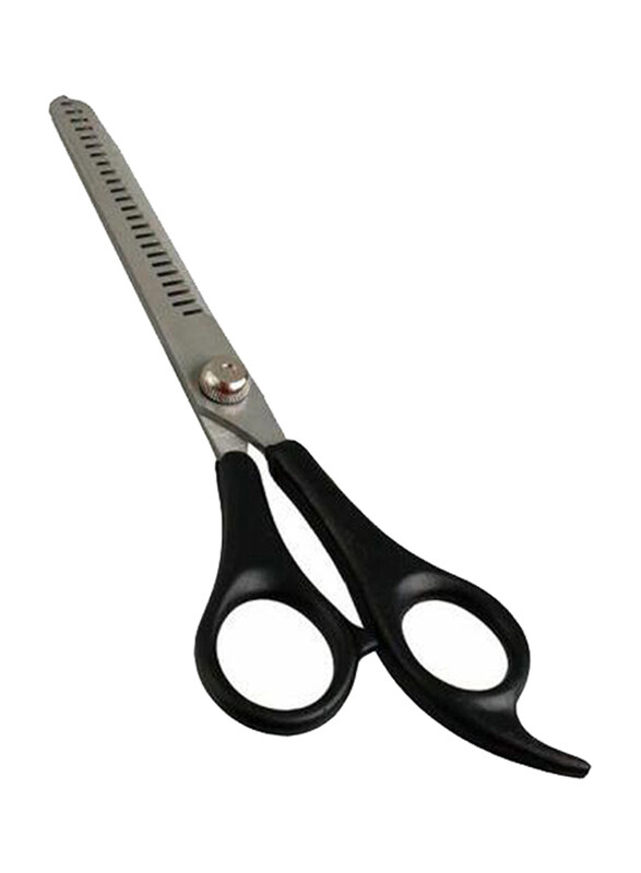 

Flamingo Double Side Dog Thinning Scissors, Black/Silver