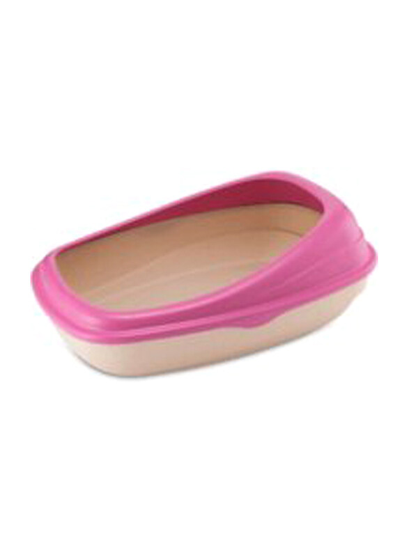 

Beco Bamboo Cat Litter Tray, Pink