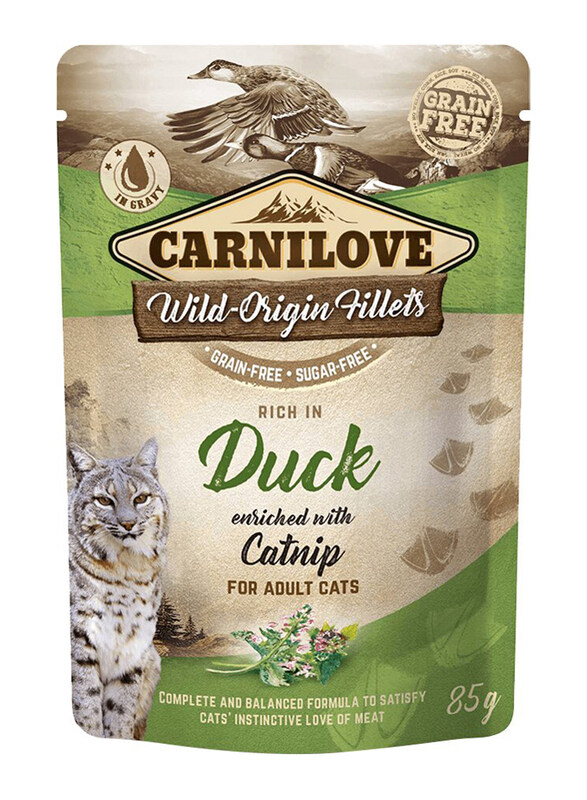 

Carnilove Adult Duck Flavour Wet Food for Cats, 24 x 85g