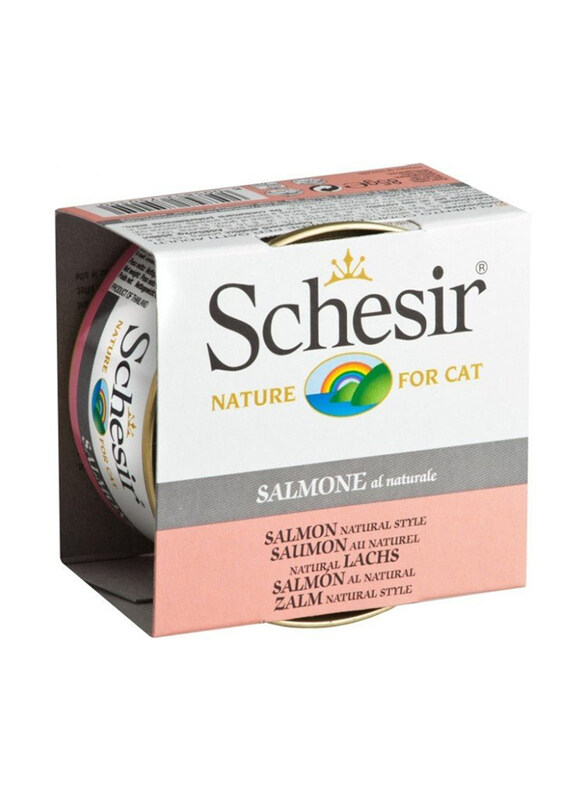 

Schesir Salmon Natural Style Cat Wet Food, 7 x 85g