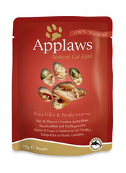 Applaws Tuna with Pacific Prawn Wet Cat Food, 3 x 70g