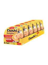 Inaba Dashi Delight Chicken with Tuna & Salmon Recipe Cat Treats, 6 x 70g