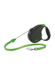 Flexi Standard Colour Cord Dog Leash, Medium, 5m, Green