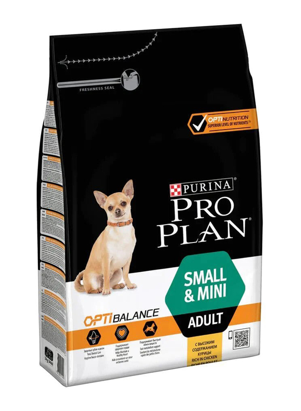 Purina Pro Plan Chicken Flavor Small & Mini Adult Dog Dry Food, 3 Kg